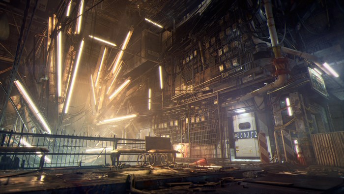 Deus Ex: Mankind Divided industrial interior