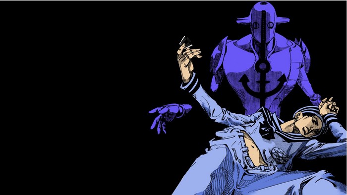 Jolyne Cujoh and Stone Free from JoJo's Bizarre Adventure