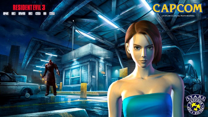 Jill Valentine and Nemesis from Resident Evil 3