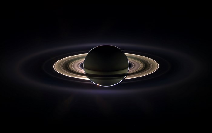 Saturn and its rings