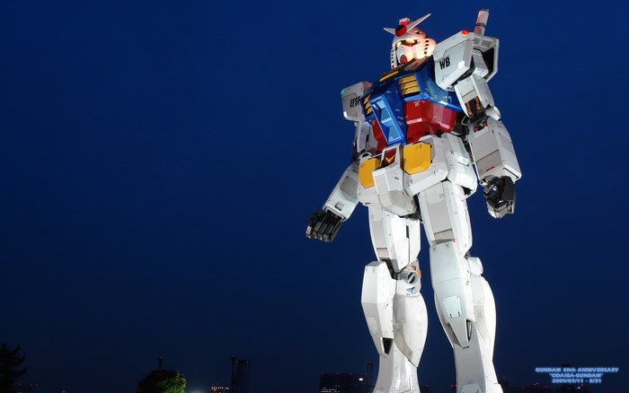 RX-78-2 Gundam statue in Odaiba