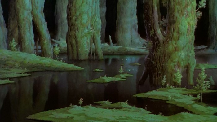Forest scene from Princess Mononoke