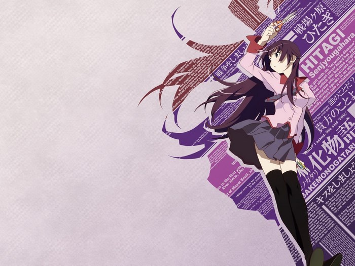 Hitagi Senjougahara from Monogatari Series