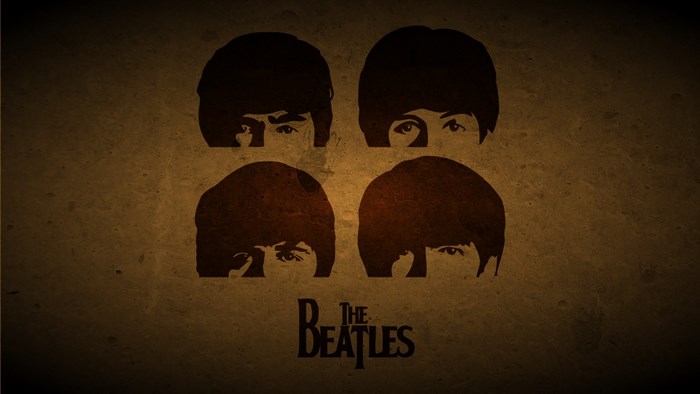 The Beatles silhouette logo