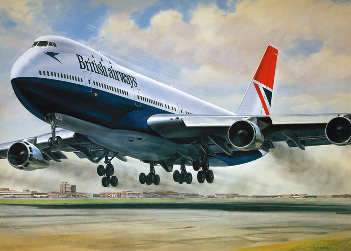 British Airways Boeing 747 taking off