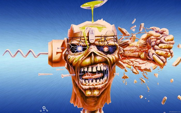 Eddie from Iron Maiden album cover