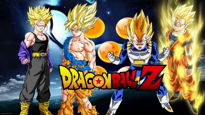 Dragon Ball Z characters with Dragon Balls