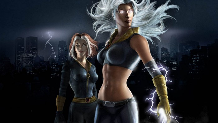 Storm and Rogue from X-Men Legends