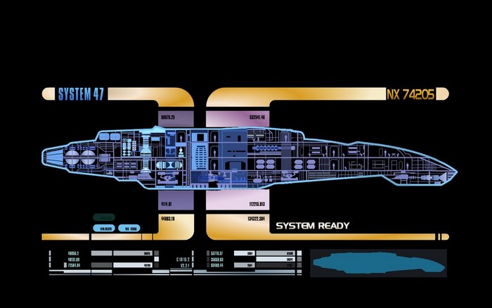 Star Trek NX-01 Enterprise schematic