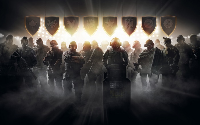 Tom Clancy's Rainbow Six Siege characters with national emblems