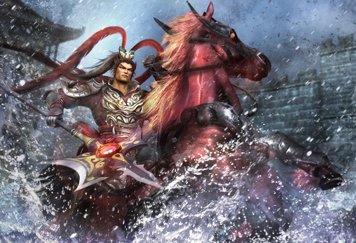 Warrior on a red horse in Dynasty Warriors 8
