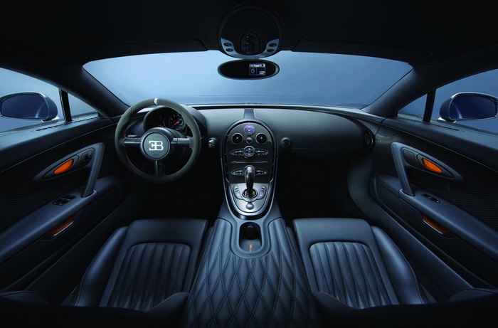 Bugatti Veyron Super Sport interior 4K
