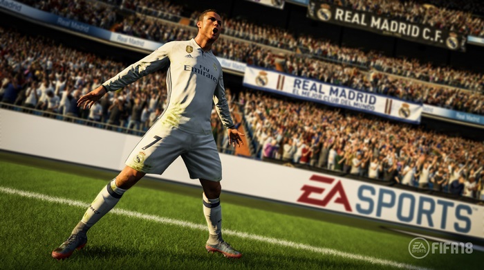 FIFA 18 4K Football Celebration Scene