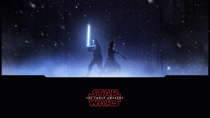 Rey and Finn from Star Wars: The Force Awakens