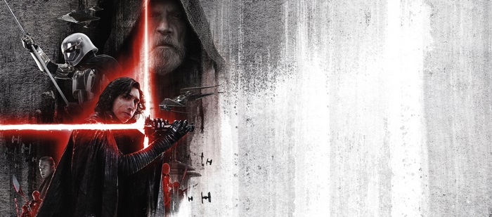 Kylo Ren and Luke Skywalker from Star Wars: The Last Jedi 4K