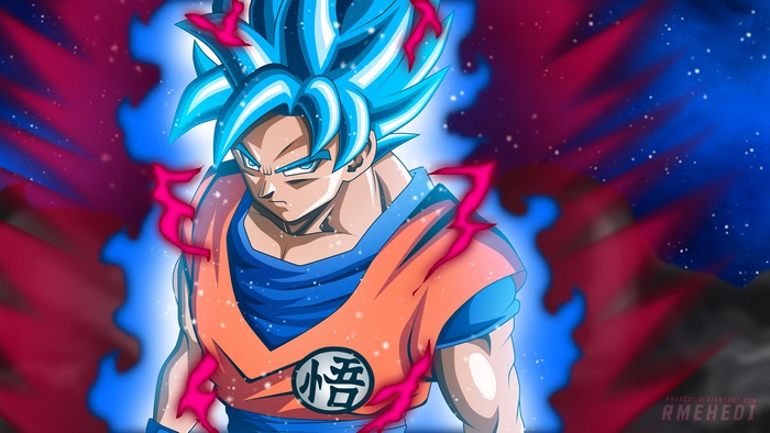 Goku Super Saiyan Blue from Dragon Ball Super 4K