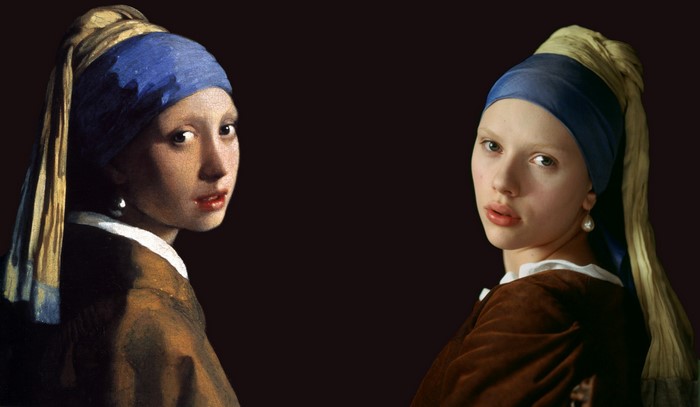 The Girl with a Pearl Earring by Johannes Vermeer and Scarlett Johansson