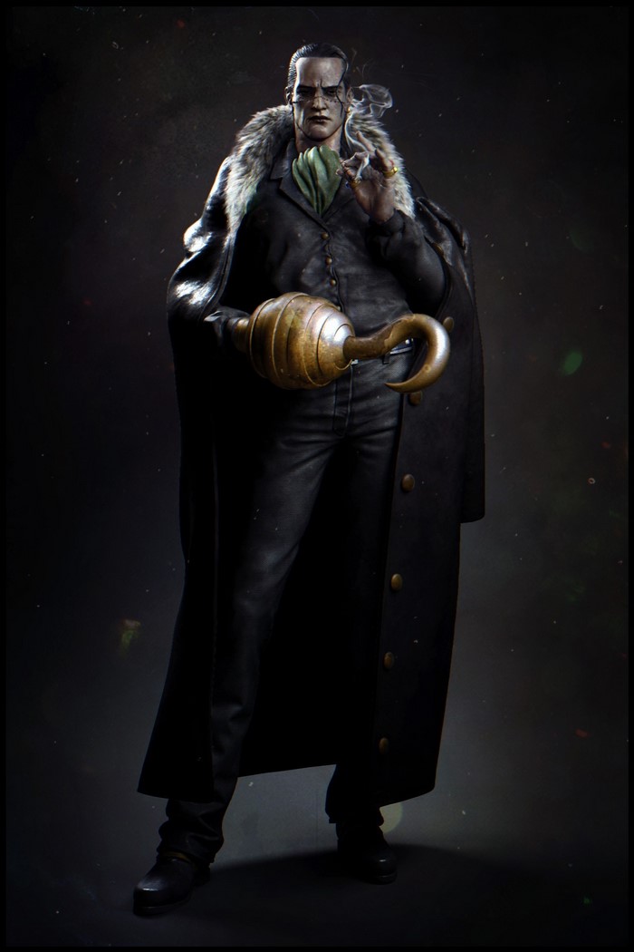 Crocodile from One Piece 3D Render