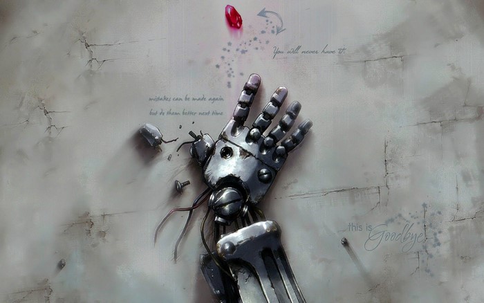 Edward Elric's automail hand from Fullmetal Alchemist