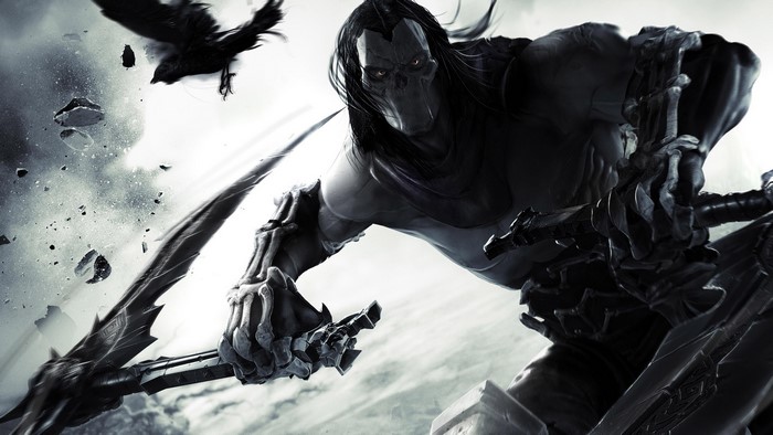 Death from Darksiders 2 with a crow