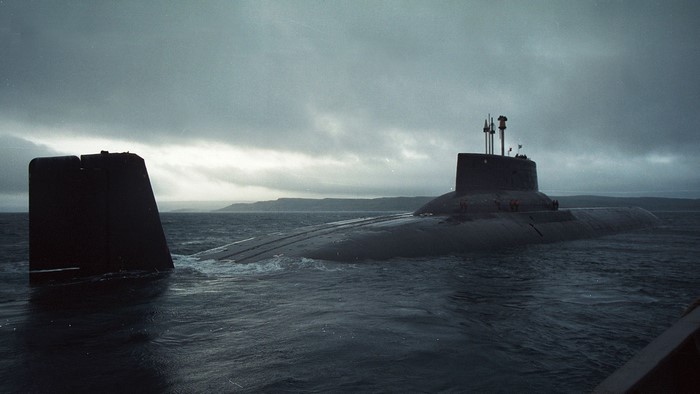 Russian Navy Typhoon Class Nuclear Submarine