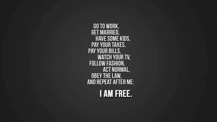 Quote about freedom and societal expectations