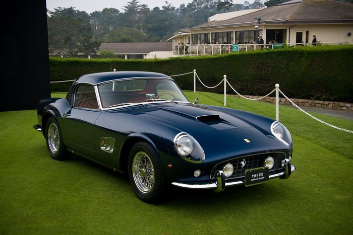 Classic Ferrari 250 California Spyder in Deep Blue