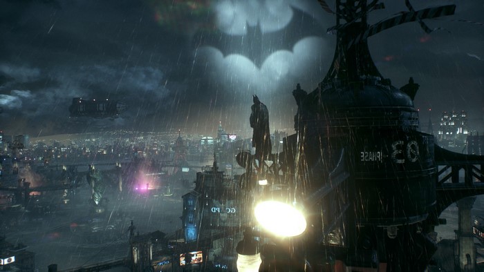 Batman from Batman: Arkham Knight in Gotham City