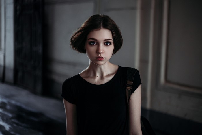Portrait of Olya Pushkina by Ivan Proskurin