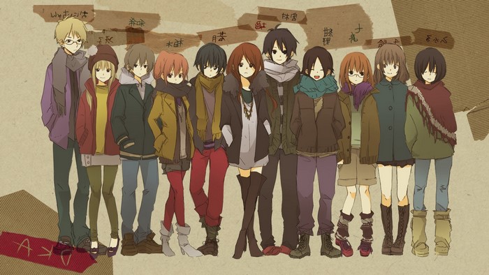 Characters from Horimiya