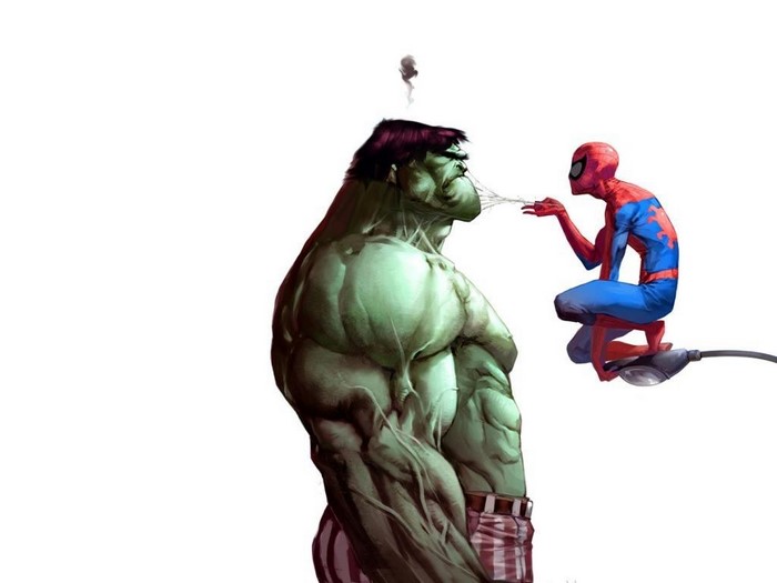 Spider-Man and Hulk