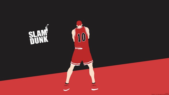 Slam Dunk Sakuragi Hanamichi in Shohoku Jersey