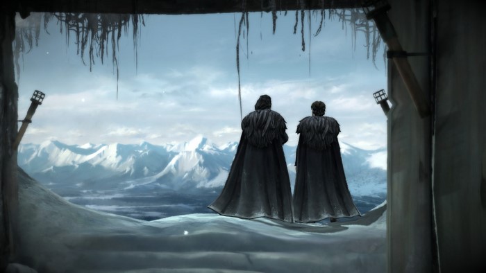 Two figures from Game of Thrones: A Telltale Games Series