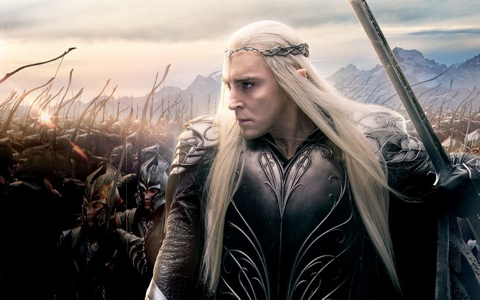 Thranduil Leading Elven Army The Hobbit Battle of Five Armies