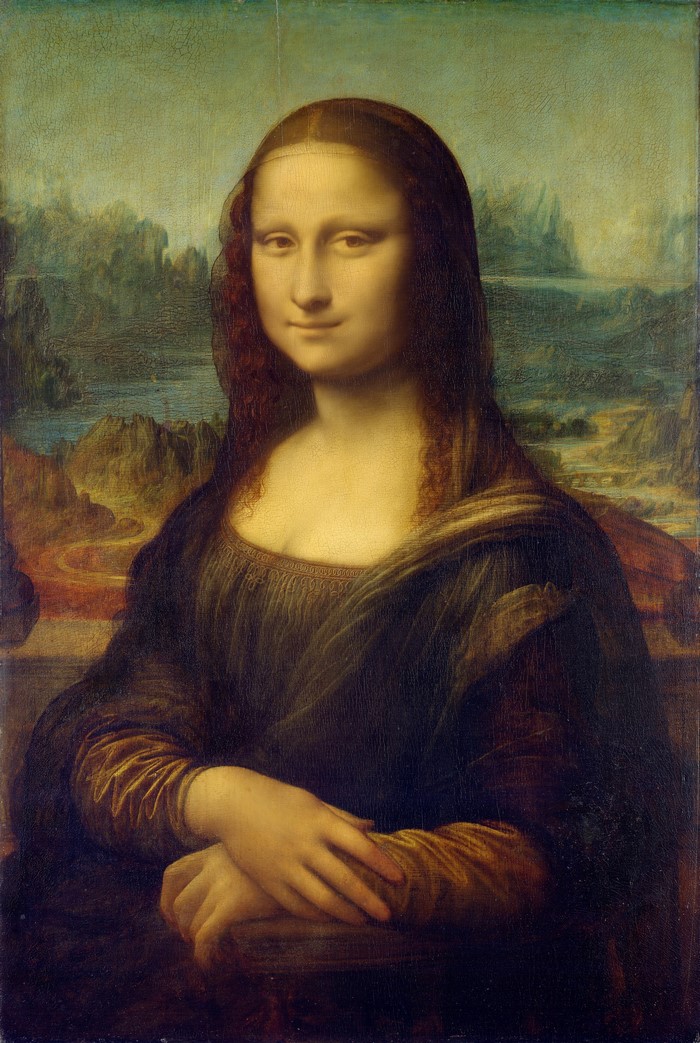 The Mona Lisa Portrait by Leonardo da Vinci