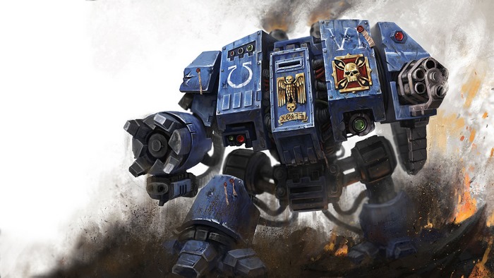 Ultramarines Dreadnought from Warhammer 40,000