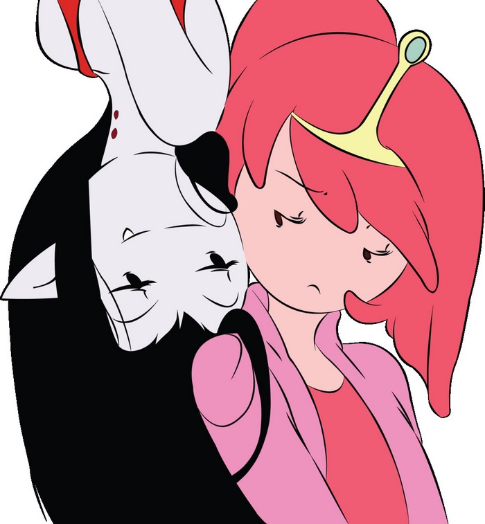 Marceline and Princess Bubblegum from Adventure Time