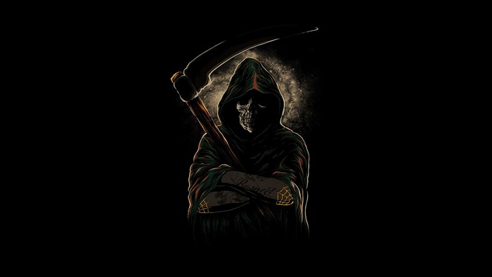 Grim Reaper with Scythe Artwork