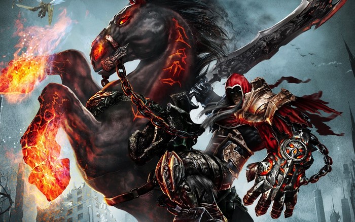 War on horseback from Darksiders