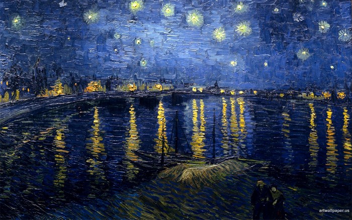 Starry Night Over the Rhône by Vincent van Gogh