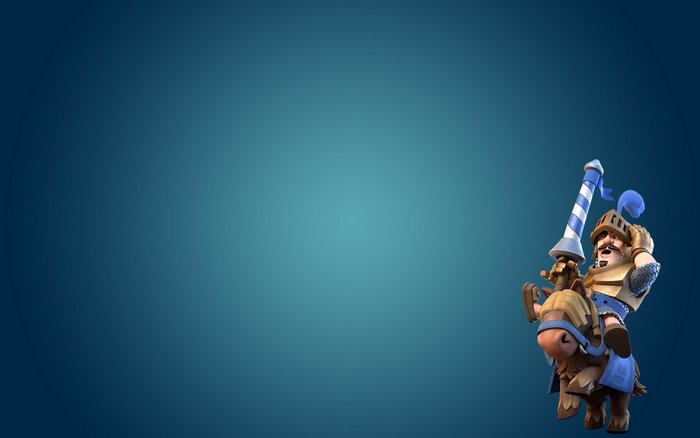 Prince from Clash Royale on a horse