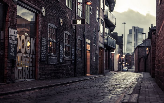 Dock Street Market in England