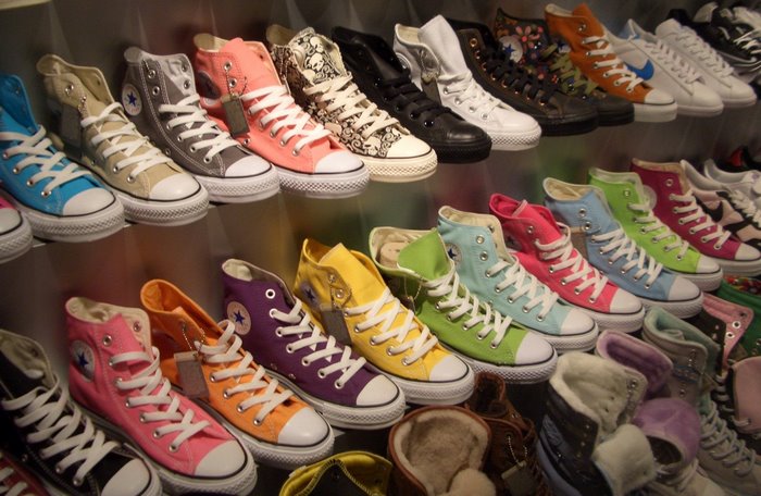 Assortment of Converse Chuck Taylor All-Star high-top sneakers