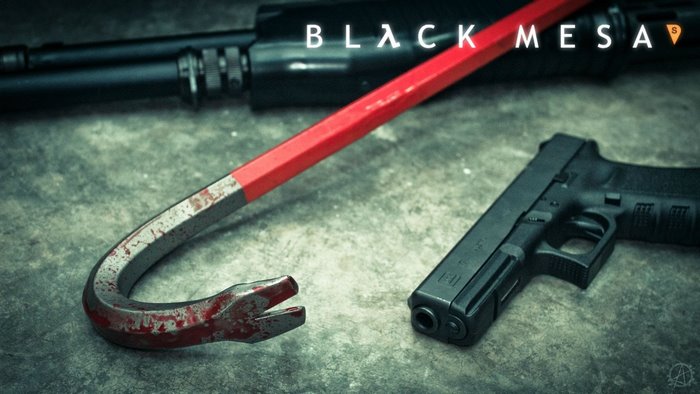 Black Mesa Crowbar and Pistol