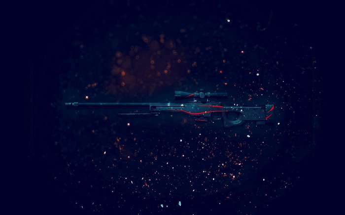 AWP sniper rifle from Counter-Strike: Global Offensive