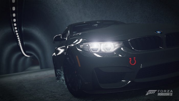 BMW M4 Coupe in Forza Horizon 2 Tunnel
