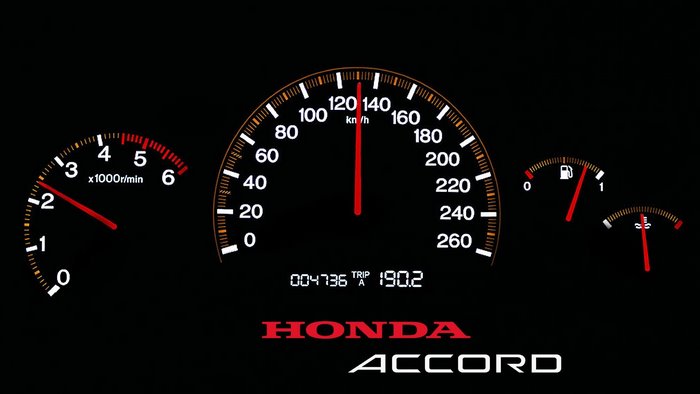 Honda Accord dashboard