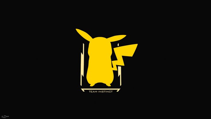Pikachu from Pokemon Go Team Instinct