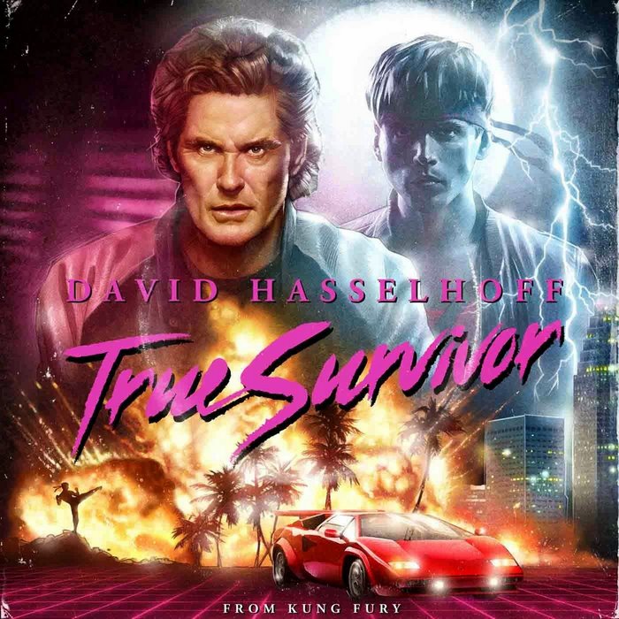 David Hasselhoff True Survivor from Kung Fury