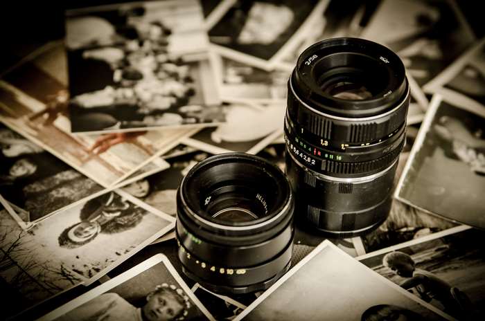 Vintage Camera Lenses with Nostalgic 4K Photos